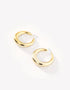 MOON HOOP EARRINGS
